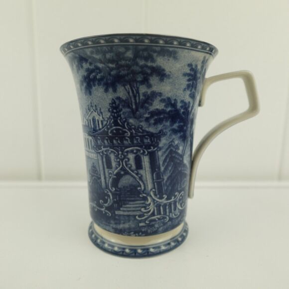 Staffordshire Other - Staffordshire Blue & White Cup Mug